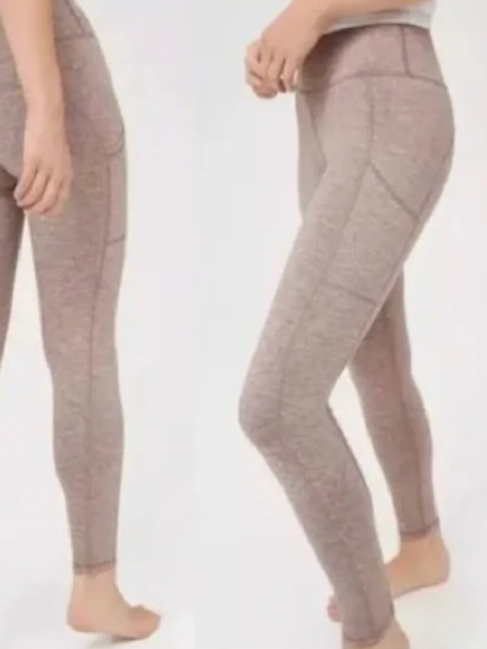 Aerie "The Hugger" High Rise Light Brown Leggings